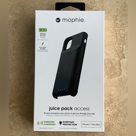 NEW Mophie Charging Battery Case for Apple iPhone 11 Pro Max - Black - Picture 6 of 7
